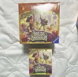 Disney Lorcana TCG Wilds of the Unknown Illumineer’s Trove Box& pre realease box - Image 1