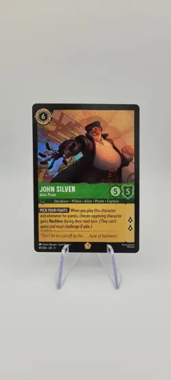 Disney Lorcana TCG: John Silver - Alien Pirate 89/204 Fabled Regular - NM - Image 2