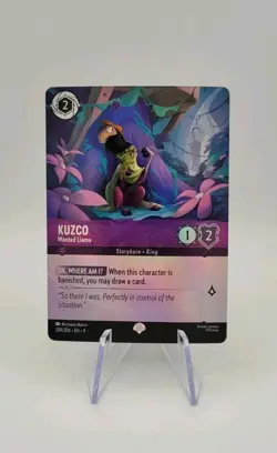Disney Lorcana TCG: Kuzco - Wanted Llama (Epic) 209/204 Fabled - NM - Image 1