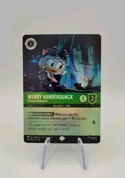 Disney Lorcana TCG: Webby Vanderquack 211/204 Epic - Whispers in the Well - NM - Image 1