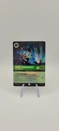 Disney Lorcana TCG: Webby Vanderquack 211/204 Epic - Whispers in the Well - NM - Image 2