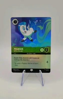 Disney Lorcana TCG: Pegasus - Gift for Hercules (Epic) 212/204 Fabled - NM - Image 1