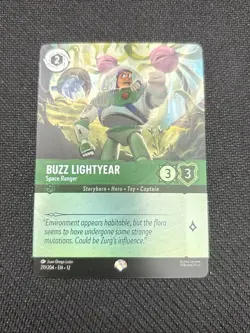 Disney Lorcana Buzz Lightyear - Space Ranger 211/204 Wilds Unknown Epic - Image 1