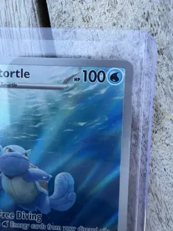 Pokemon Wartortle 171/165 Illustration Rare Scarlet & Violet 151 NM Holo - Image 3