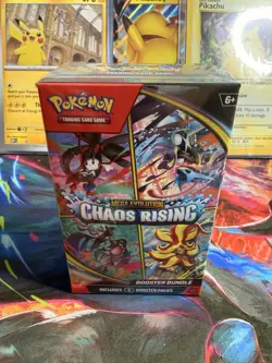 Pokemon TCG Mega Evolution Chaos Rising Booster Bundle - Brand New Sealed - Image 1