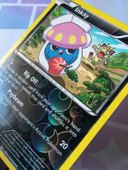 Pokemon Card TCG - Inkay #2 - 41/108 - XY Roaring Skies - Reverse Holo - Image 2