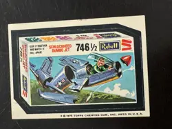 1975 Topps Wacky Packs Series 14 Lot of 2 White Back Stickers - Image 4