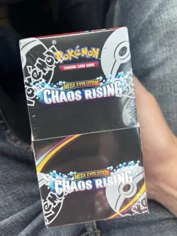 Pokemon TCG CHAOS RISING Half Booster Box (18 Packs) New and Sealed - Image 1