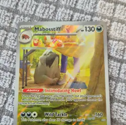 The Pokemon Company Mabosstiff 218/198 Sv01 IR Holo Pokemon TCG English 130HP - Image 1