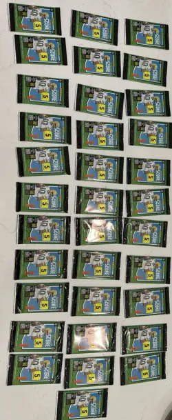 ( Lot Of 34 ) 2025 Score Football 5 Card Packs New & Sealed - Image 1