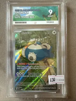 Snorlax SVP051 Pokemon Card TCG Black Star Promo Illustration Rare Ace 9 - Image 2