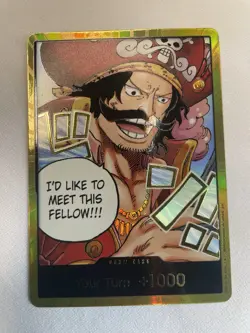 Bandai ONE PIECE Card Game Gol D. Roger Don!! Card OP-13 Foil English - Image 3