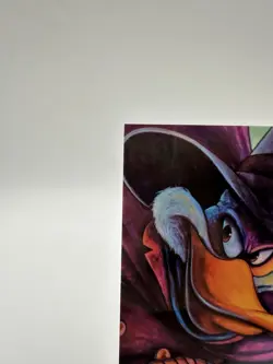 2026 Topps Chrome Disney #AD-7 Darkwing Duck Art Of Disney Original Art SSP - Image 3