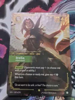 Irelia Fervent SFD 057a/221 - Alt Art - Spiritforged - English - Image 1
