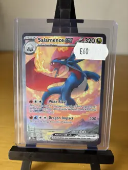 Pokemon TCG Salamence EX Full Art Card Journey Together 187/159 NM - Image 1