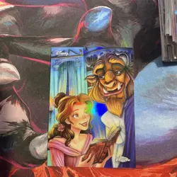 2026 Topps Chrome Disney Beauty and the Beast AD-6 SSP Art Of Disney Case Hit - Image 1