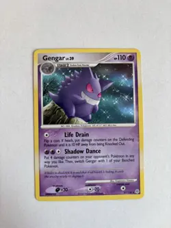 Gengar 27/130 Non-holo Pokemon Diamond And Pearl LP Trading Card Tcg - Image 1