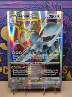 Jumbo Custom Made pokemon Card Arceus Vstar Display - Good to Frame - Image 1