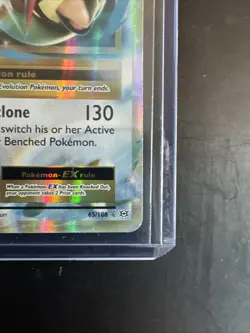 Pokemon Pidgeot TCG M EX Evolutions Holo Card 65/108 LP Condition - Image 4