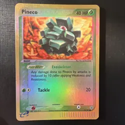 Pineco 71/97 Reverse Holo EX Dragon Pokemon Card LP - Image 1