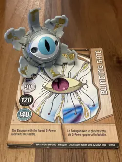 Bakugan Battle Brawlers B2 Haos Tentaclear 550G With Gate Card Read Desc - Image 1