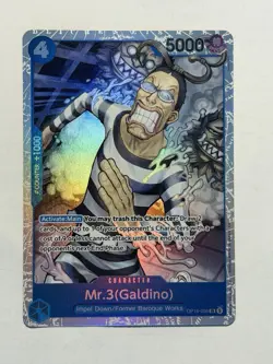 ONE PIECE CCG The Time Of Battle MR. 3 (GALDINO) SR Card OP16-056 SR - Image 1