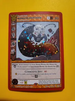 MetaZoo MONGOLIAN DEATH WORM 5/30 REVERSE HOLO Fan Art Contest 2.0 Card 2023 - Image 4