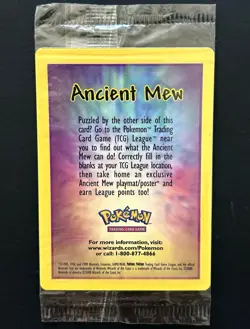 SEALED Ancient Mew Movie Promo Holo Pokemon Card - Image 1