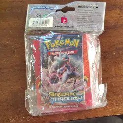 Pokemon Pokemon TCG Album Binder Holds 60 Cards - XY BREAKthrough, Red/Orange - Image 2