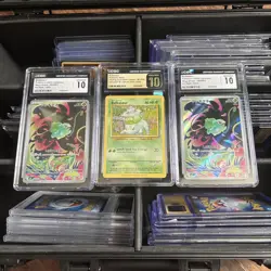 CGC 10 PRISTINE Bulbasaur 001/034 Pokemon TCG Classic Holo Trading Card 2023 - Image 1
