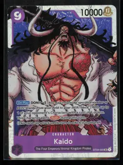 Kaido (003) ST04-003 One Piece Revision Pack Cards Super Rare Near Mint - Image 1