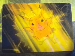 Pikachu Lenticular Water Blast! Promo Card PIKA-0018D/DVD - 1998 Viz Video DVD - Image 1