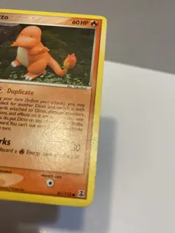 Ditto - 61/113 (Charmander) - Delta Species (DS) MP Pokemon Card Pokemon TCG - Image 5