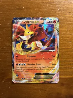 Delphox EX XY19 Black Star 170HP Pokemon TCG Card - Image 1