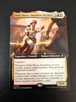 Nelly Borca, Impulsive Accuser Extended - MTG Murders at Karlov Manor MKC 0318 - Image 1