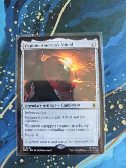 MTG Captain America's Shield - NM - Marvel Super Heroes - Image 1