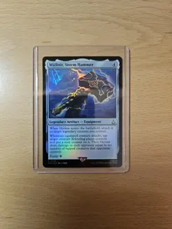 Mjolnir, Storm Hammer Foil Rare, Assassin's Creed #074, MTG Magic The Gathering - Image 1