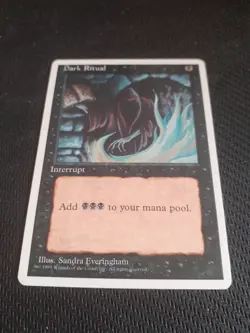 MTG Dark Ritual 4th Edition Magic the Gathering - Image 1