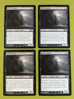 Wall of Bone x4 Magic 2010 M10 4x Playset Magic the Gathering MTG - Image 1
