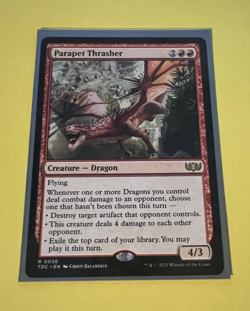 MTG - Parapet Thrasher - Tarkir: Dragonstorm Commander - Image 1