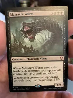 1x MASSACRE WURM - Commander - MTG - Magic the Gathering - Image 1