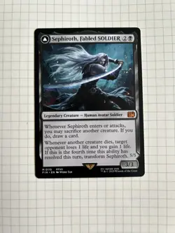 MTG Final Fantasy: Sephiroth, Fabled SOLDIER - M 0115 - NM - NON FOIL - Image 1