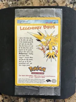 Articuno 22 WoTC Black Star Movie Promo Legendary Bird Pokemon Card SEALED/NEW - Image 1