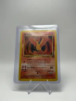 Moltres 27/62 Fossil - Unlimited Edition - Pokemon Card WOTC MP/LP - Image 1