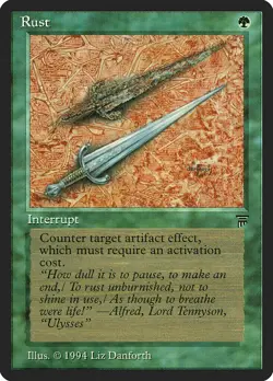 Rust Legends HEAVILY PLD Green Common MAGIC THE GATHERING MTG CARD ABUGames - Image 1