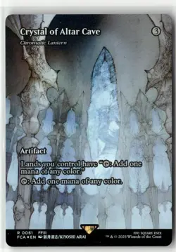 Crystal of Altar Cave - Chromatic Lantern (Showcase) 61 NM Foil MTG FCA Magic - Image 1