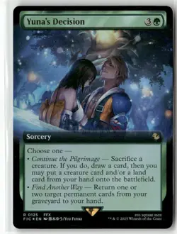 Yuna's Decision 125 NM Foil MTG Final Fantasy Magic - Image 1