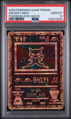 2000 POKEMON GAME MOVIE POKEMON 2000 MOVIE ANCIENT MEW PSA 10 - Image 1