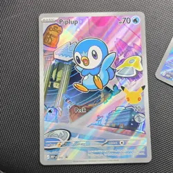 Pokemon 1st Partner Illustration Collections Turtwig #40 Chimchar #41 Piplup #42 - Image 4