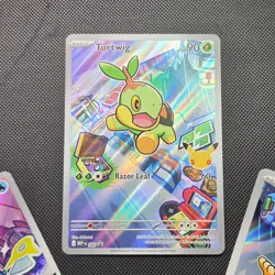 Pokemon 1st Partner Illustration Collections Turtwig #40 Chimchar #41 Piplup #42 - Image 5